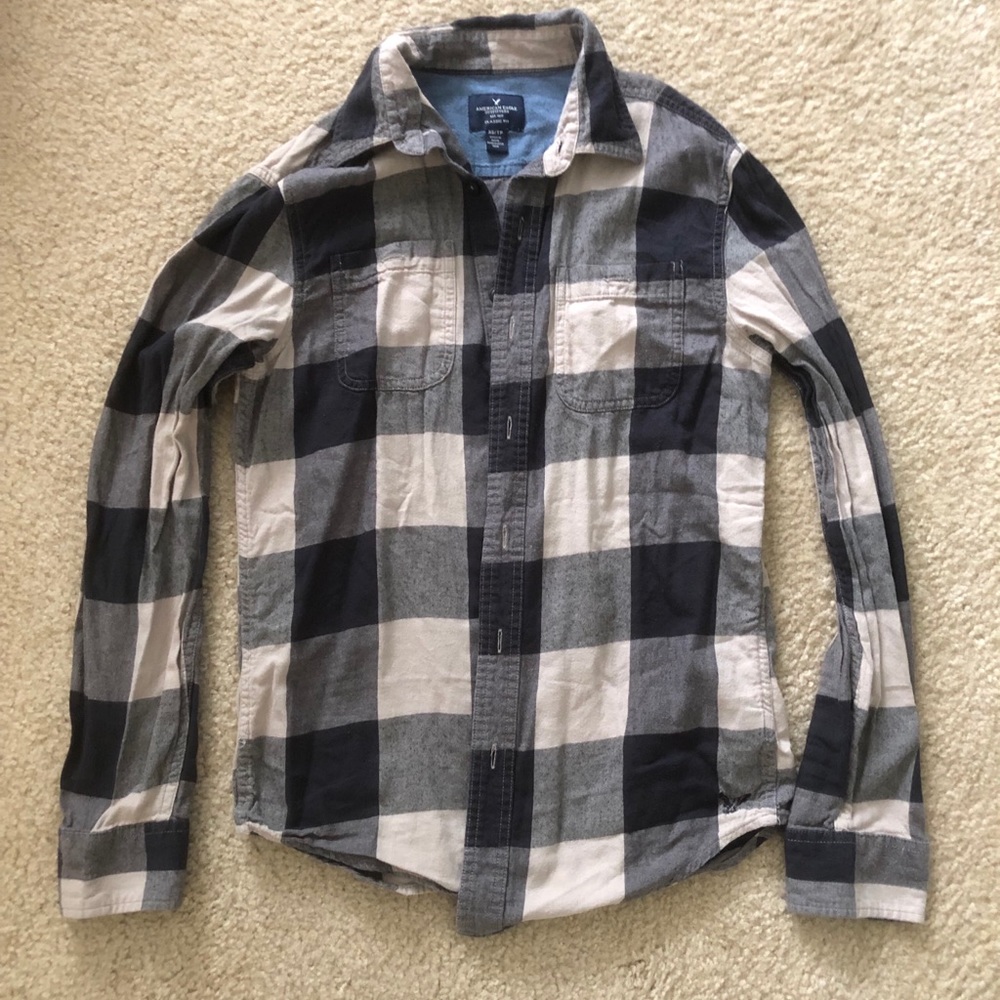 AE XS men’s flannel